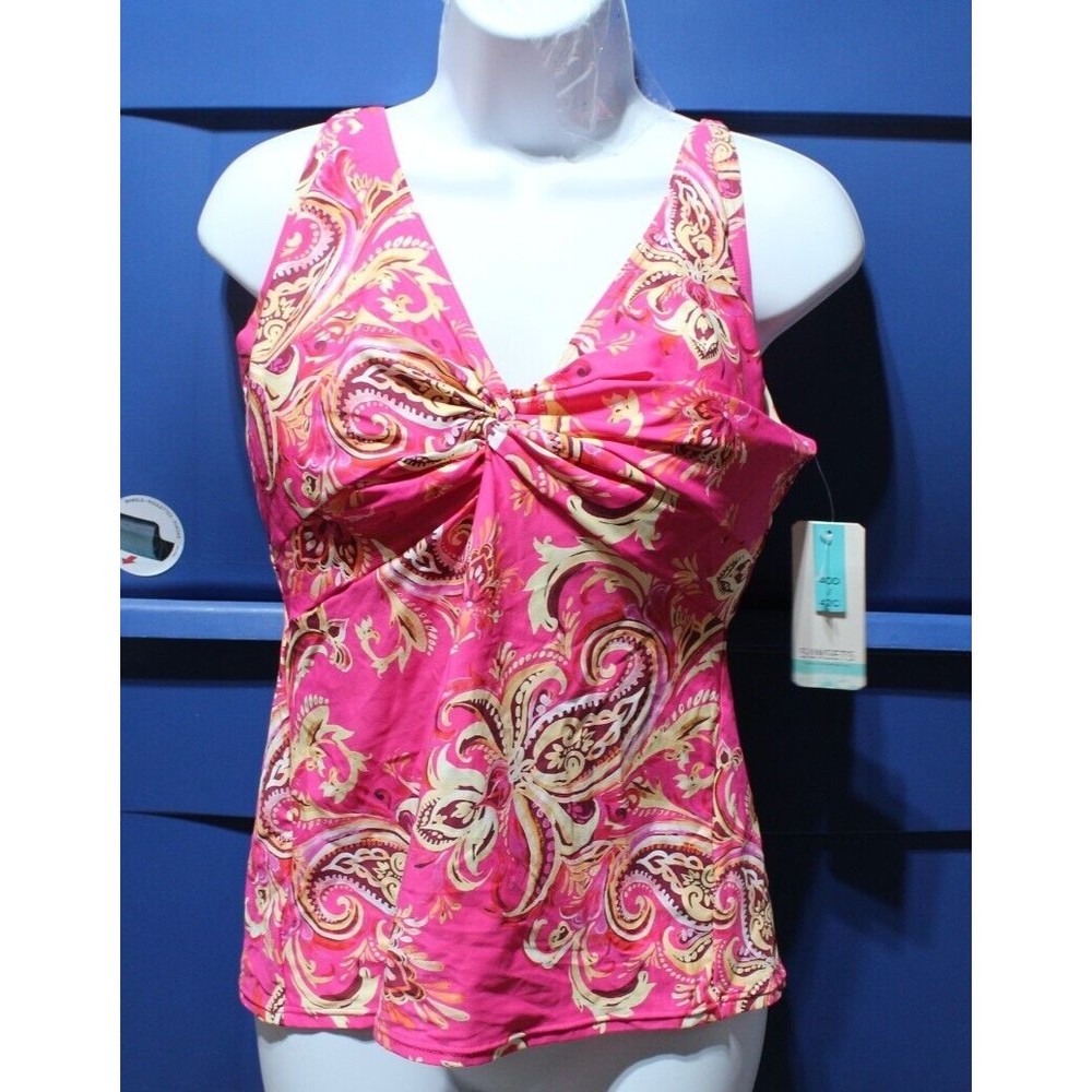 sunset california rhapsody forever tankini & bottom sz 40 D/ 42C